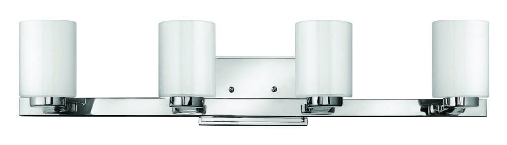 Hinkley Miley 4-Light Bathroom Vanity Light in Chrome