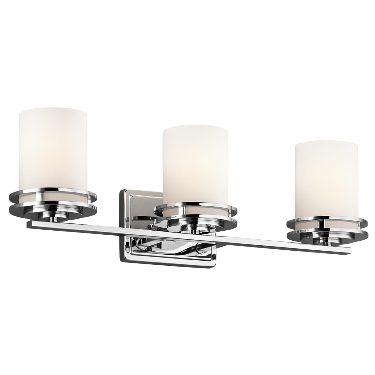 Kichler Hendrik 3-Light Bathroom Vanity Light in Chrome