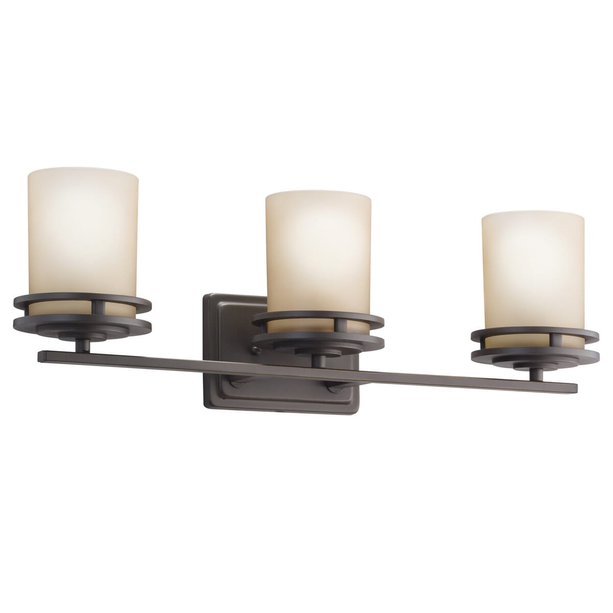 Kichler Hendrik 3-Light Bathroom Vanity Light in Olde Bronze