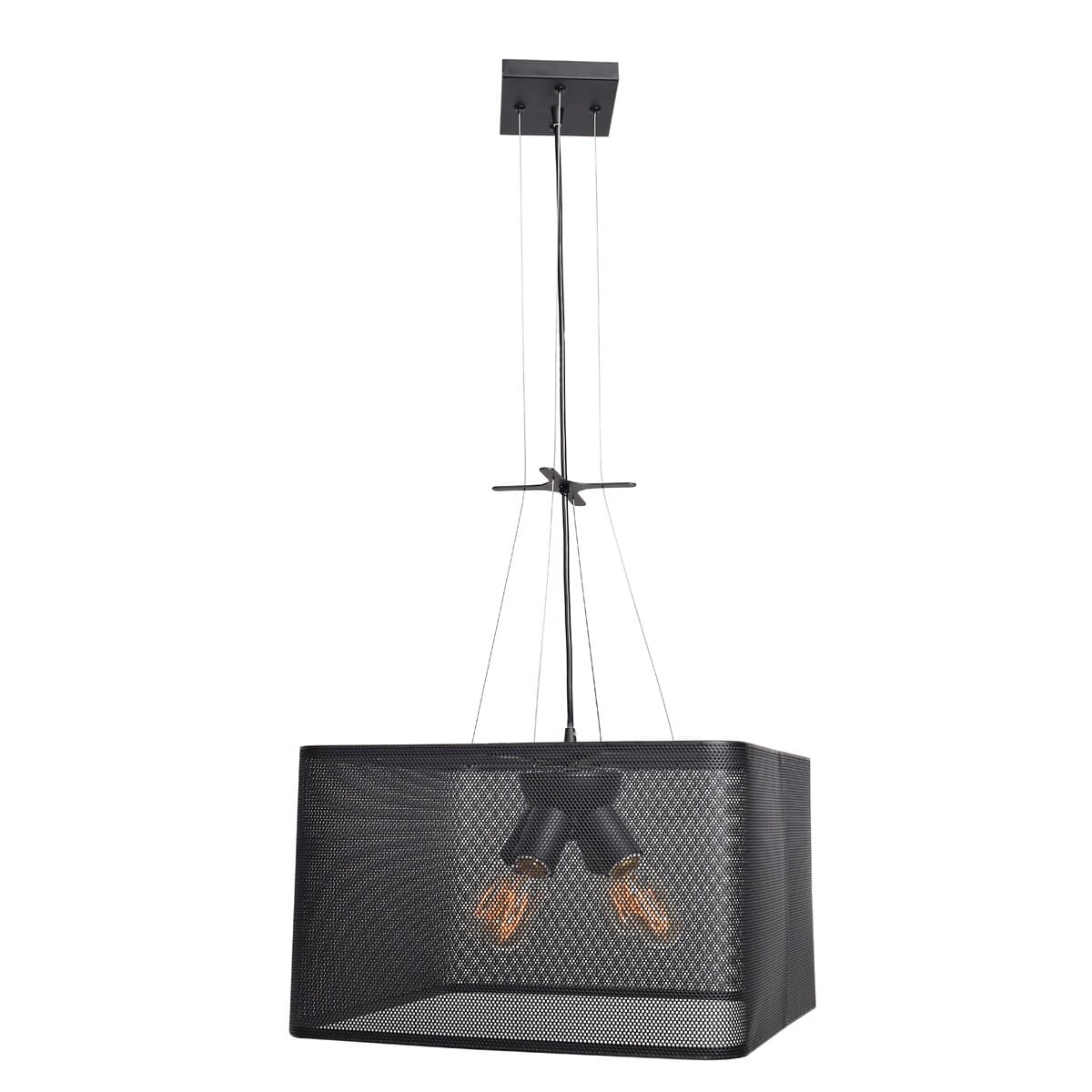 Access Epic 4-Light 16" Pendant Light in Black