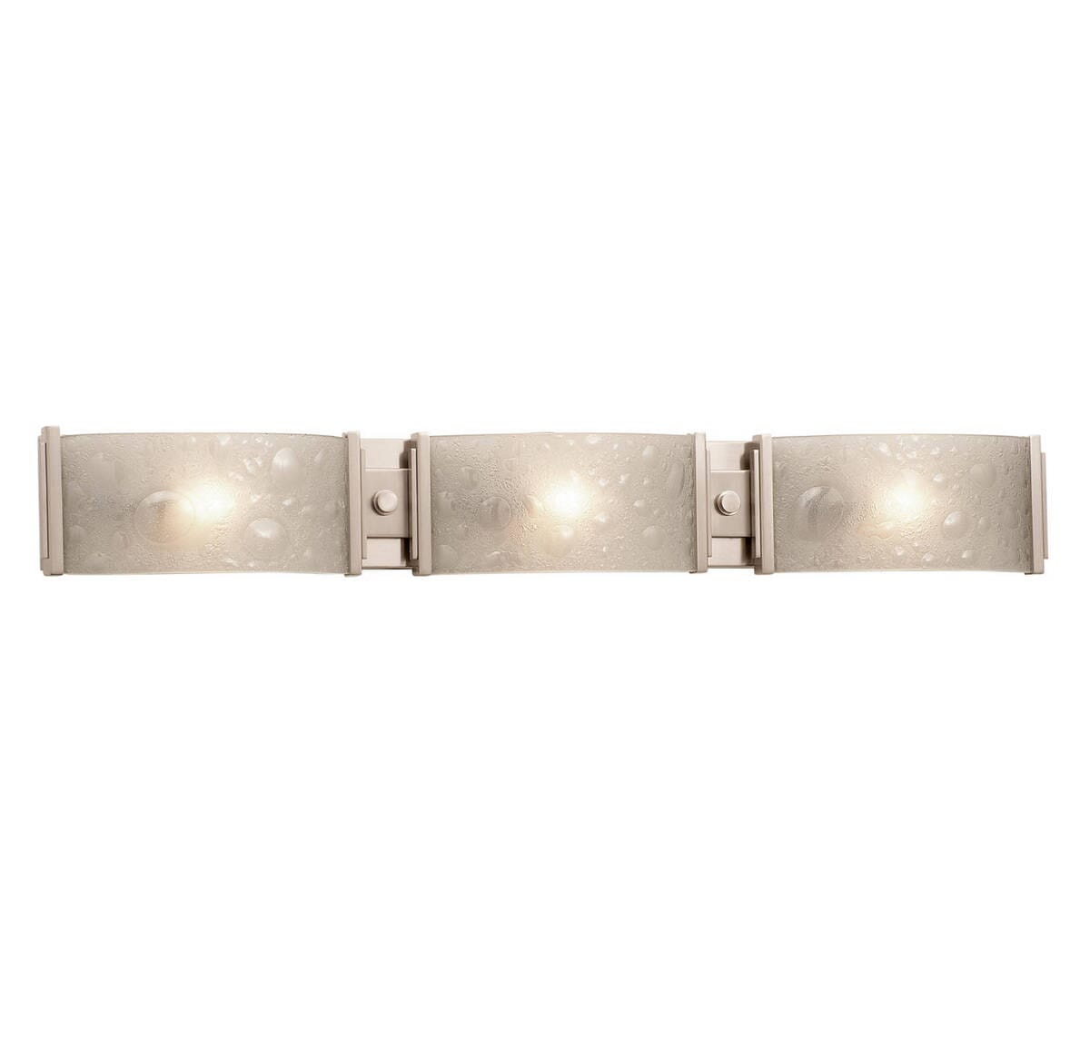 Kalco Cirrus 3Light Bathroom Vanity Light in Satin Nickel