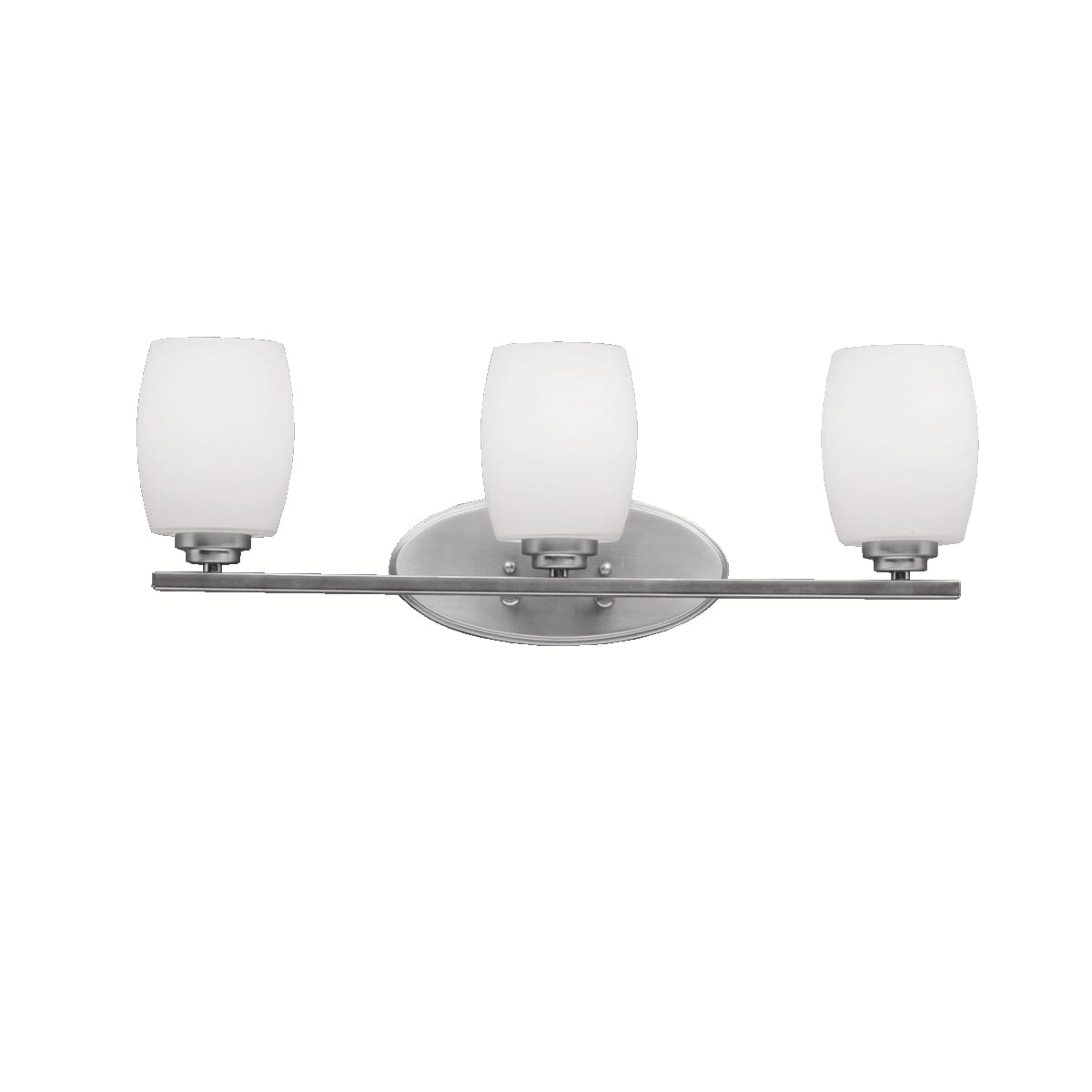 Kichler Eileen 3-Light Bathroom Vanity Light in Brushed Nickel
