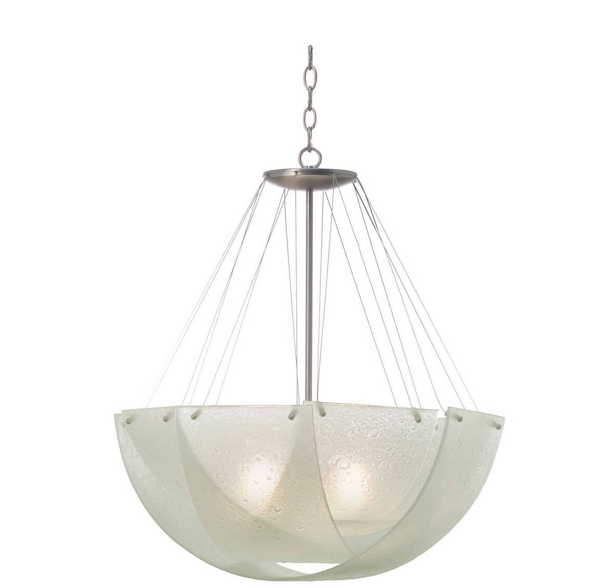 Kalco Cirrus 3-Light 24" Pendant in Satin Nickel