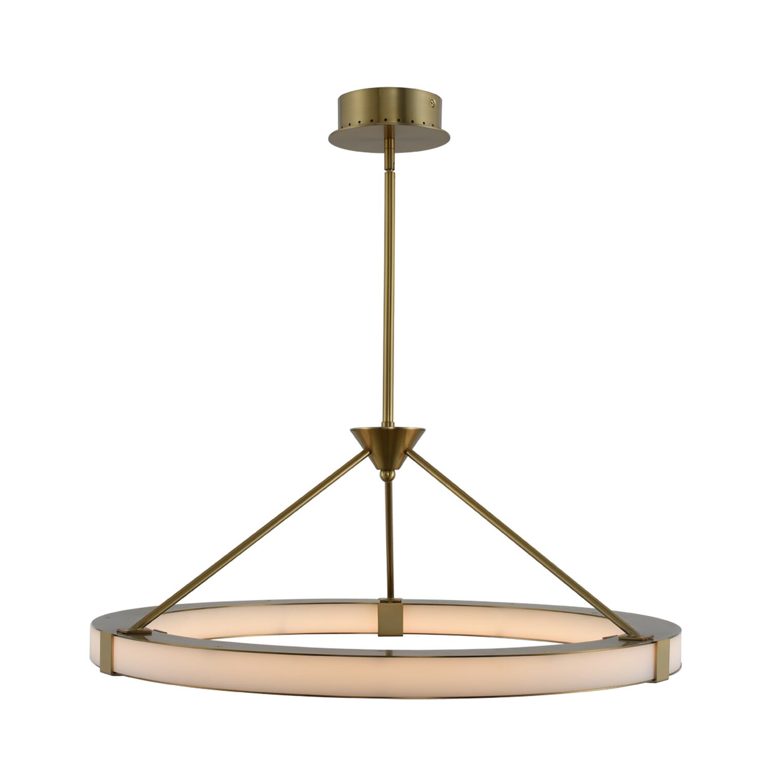 Kalco Lavo Pendant Light in Winter Brass