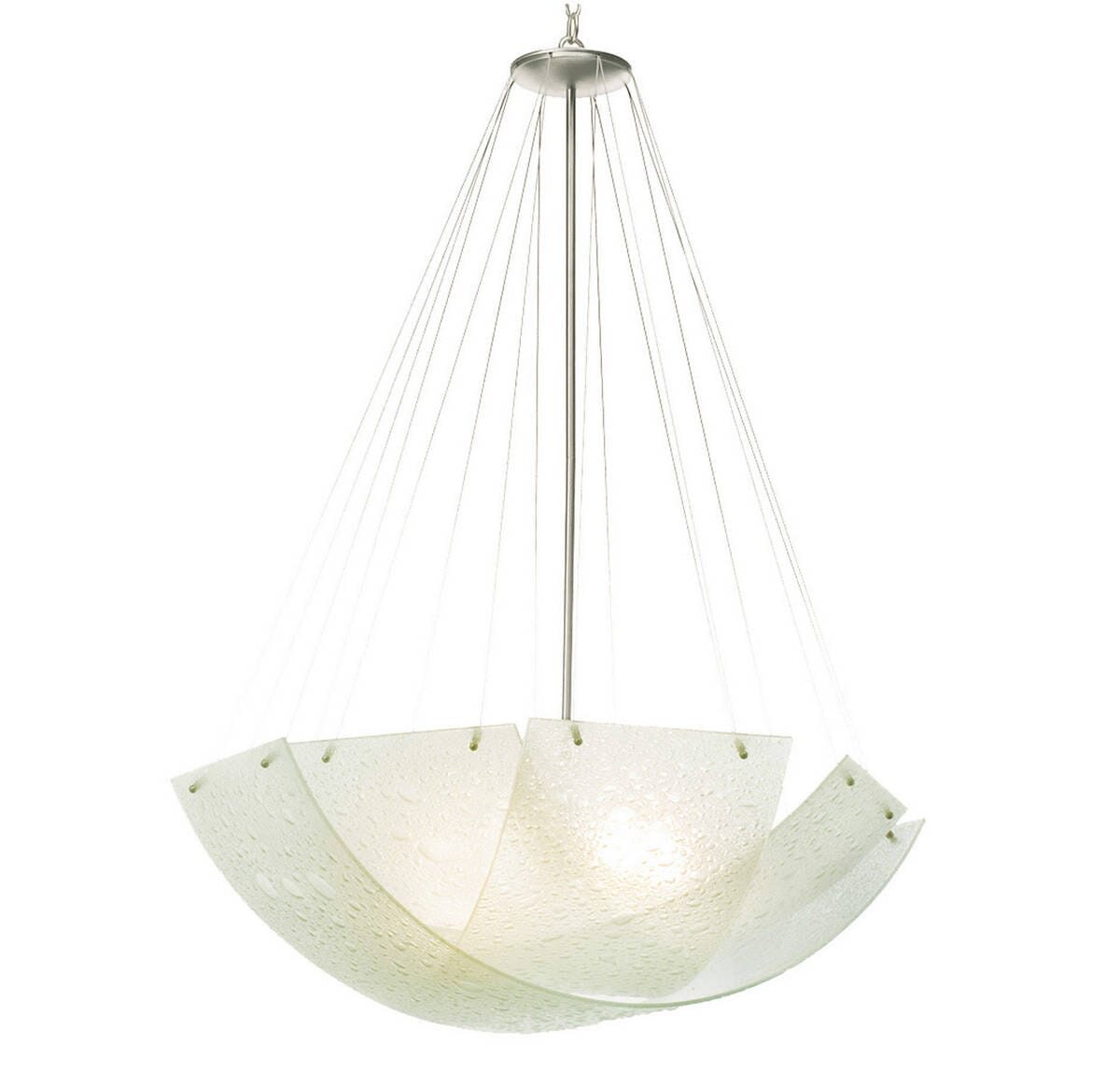 Kalco Cirrus 5-Light 36" Pendant in Satin Nickel