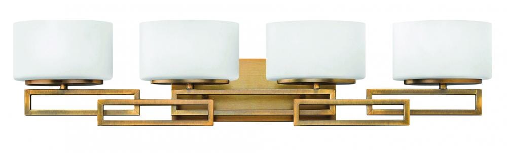 Hinkley Lanza 4-Light Bathroom Vanity Light in Brushed Bronze