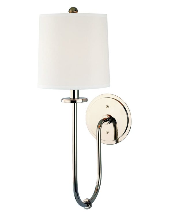 Hudson Valley Jericho 21" Wall Sconce in Polished Nickel