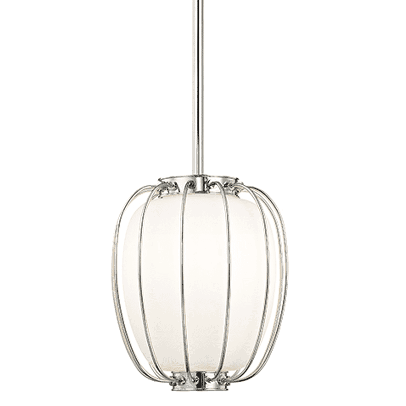 Hudson Valley Ephron 15" Mini Pendant in Polished Nickel