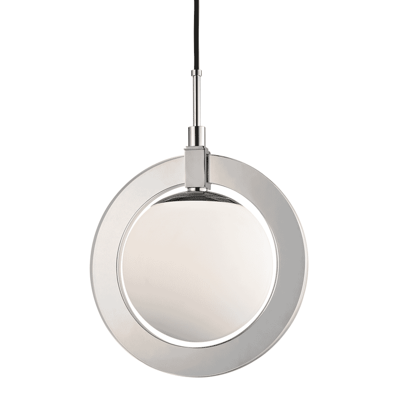 Hudson Valley Caswell 21" Pendant Light in Polished Nickel