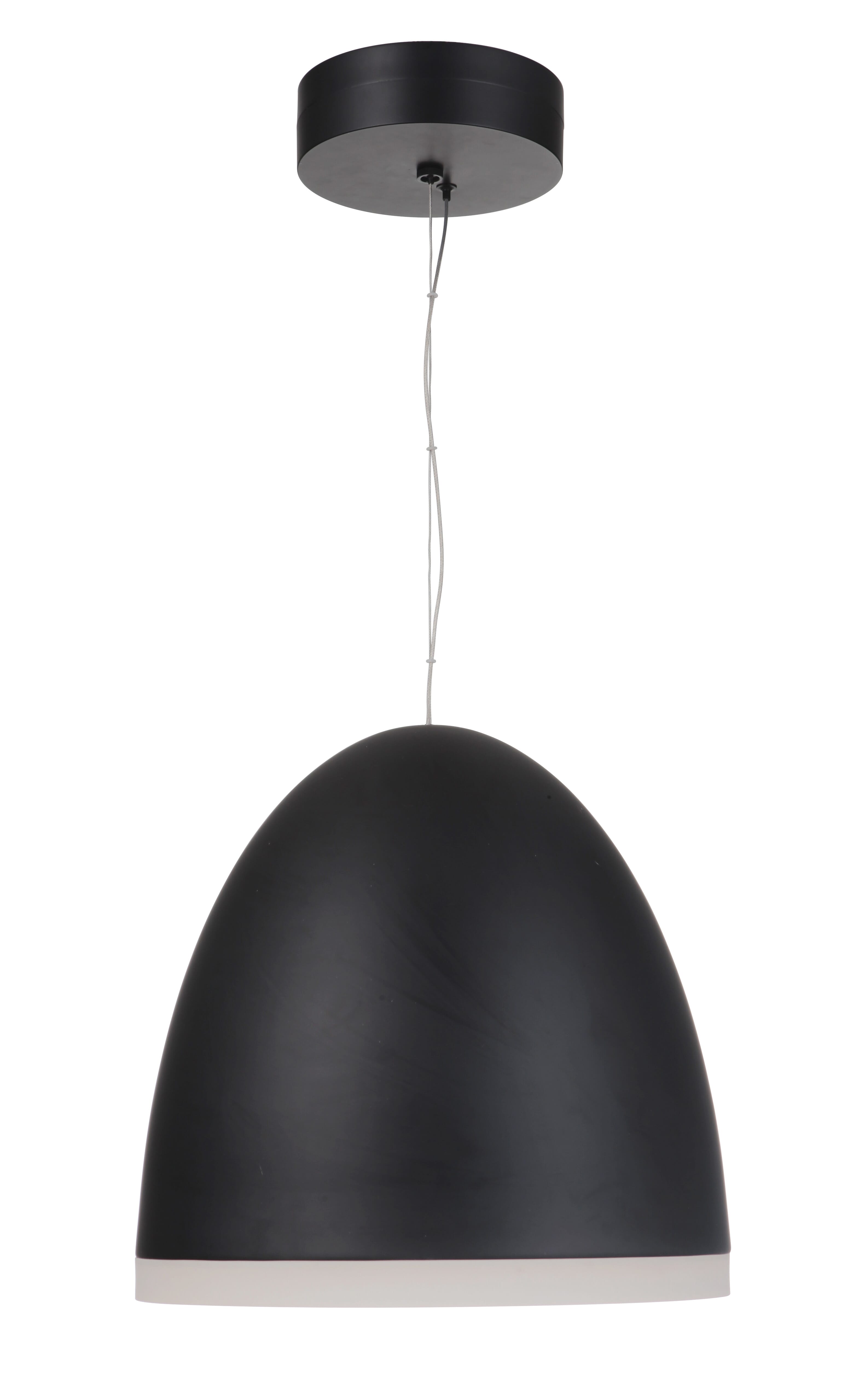 Craftmade Studio 16" Pendant Light in Flat Black