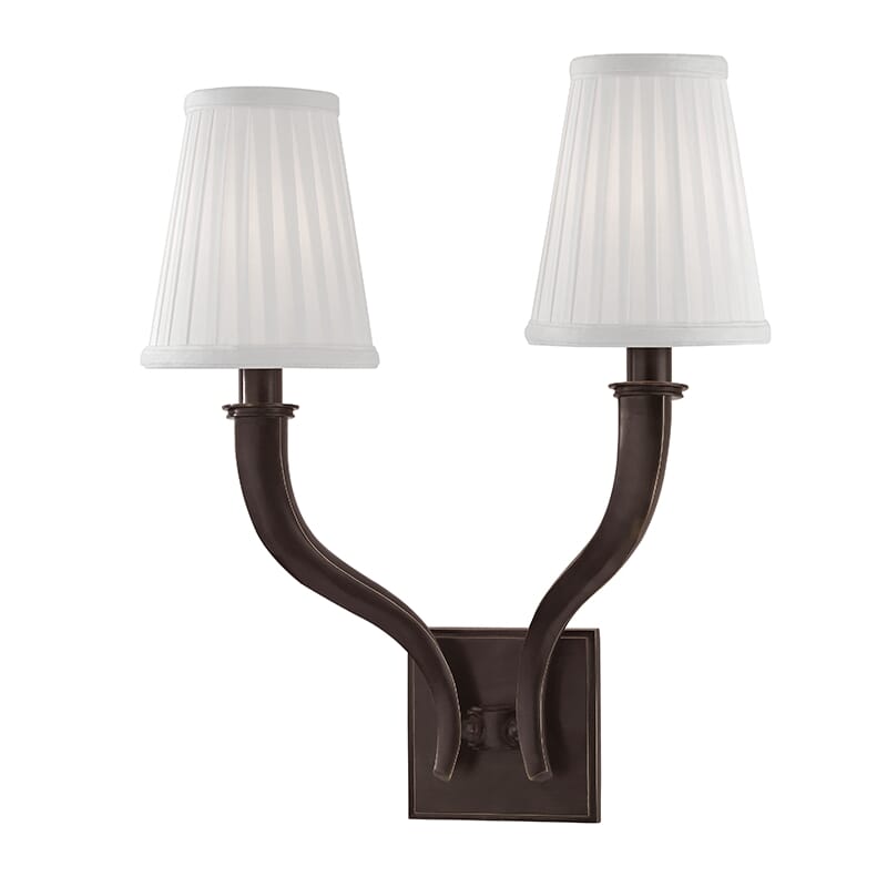 Hudson Valley Hildreth 2-Light 17" Wall Sconce in Old Bronze