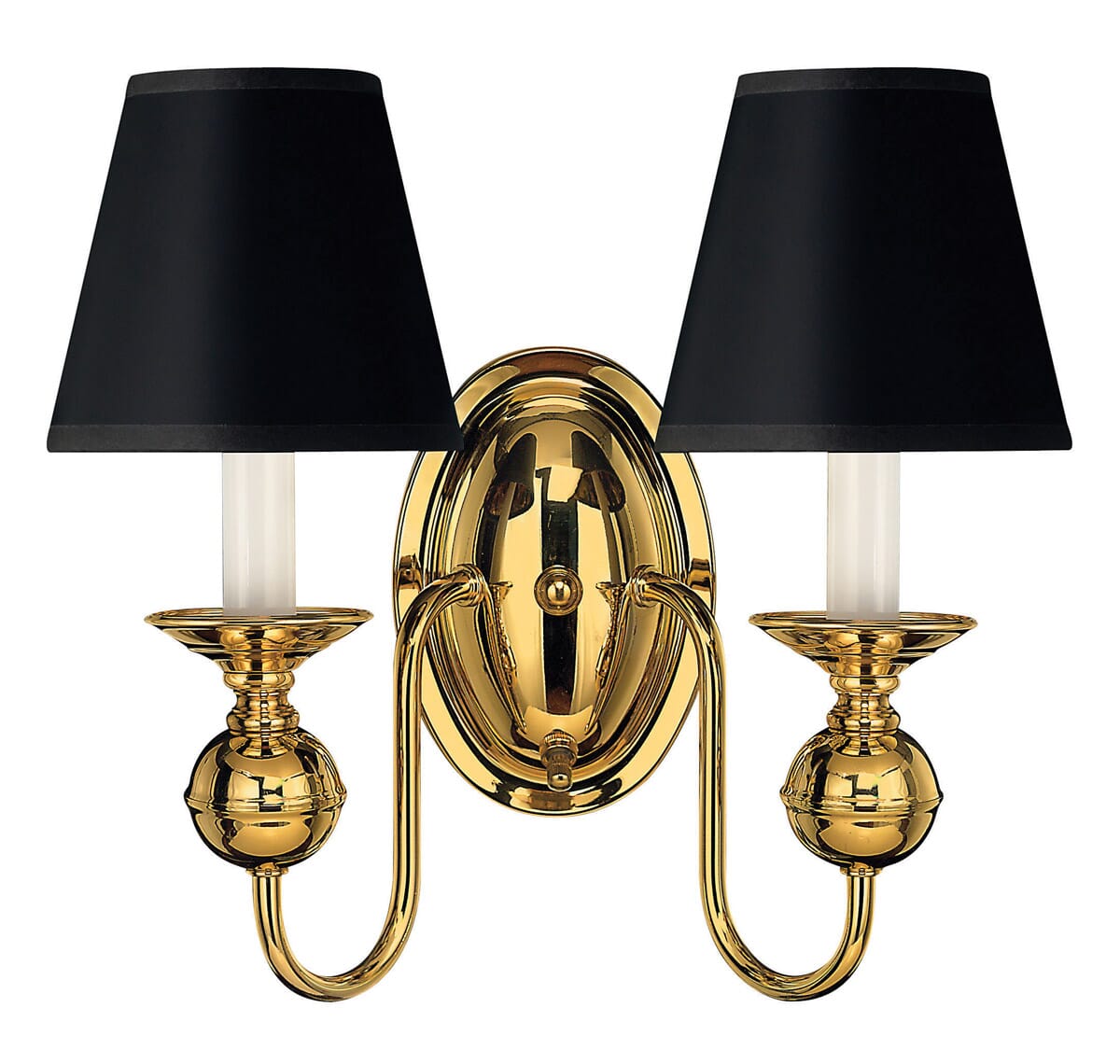 Hinkley Virginian 2-Light Sconce in Polished Brass