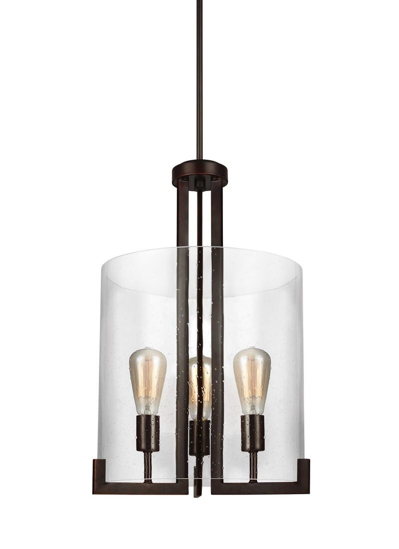 Sea Gull Dawes 3-Light Foyer Light in Bronze