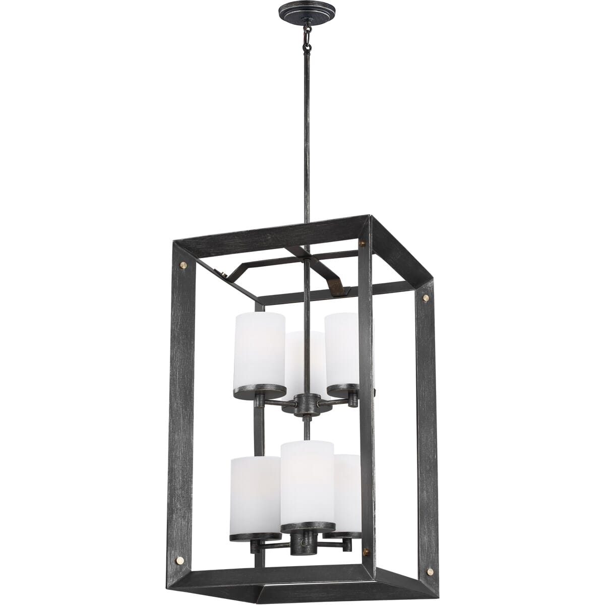 Sea Gull Chatauqua 6-Light Foyer Light in Stardust