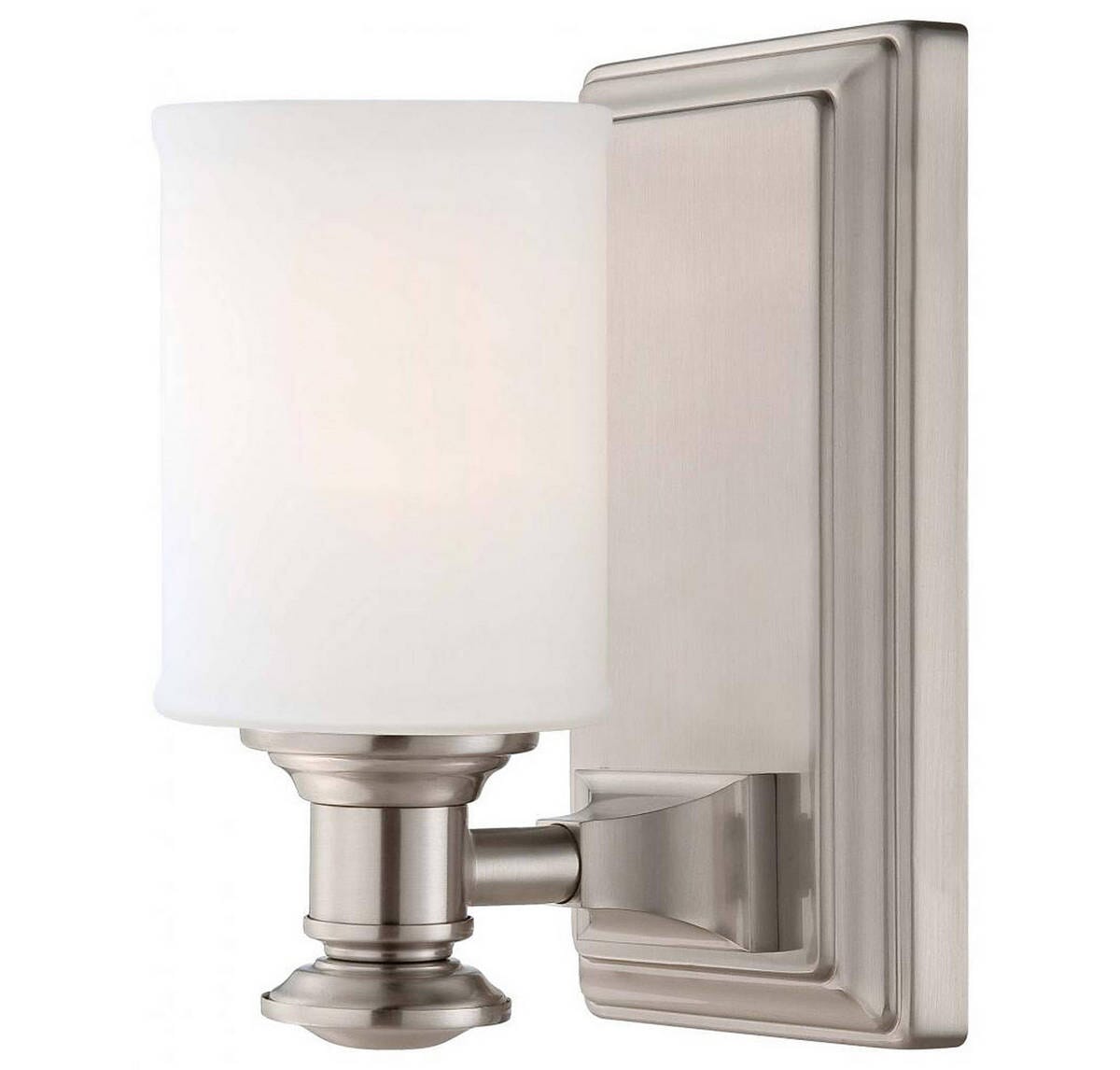 Minka Lavery Harbour Point Bathroom Wall Sconce in Brushed Nickel