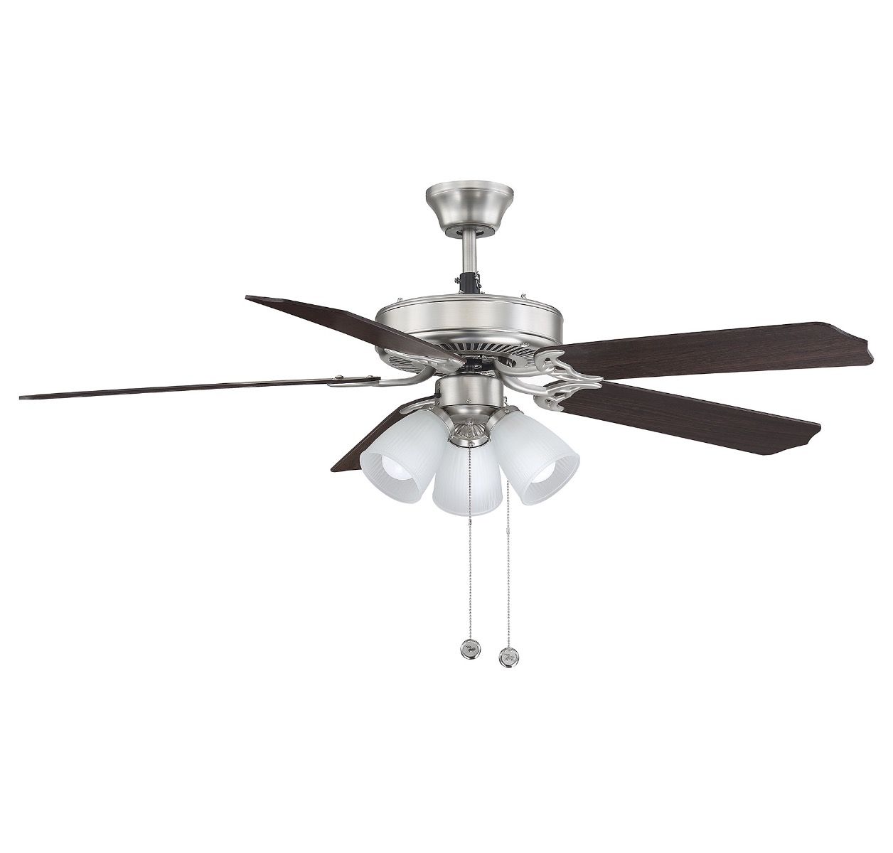 Savoy House First Value 52" 3-Light Ceiling Fan in Satin Nickel