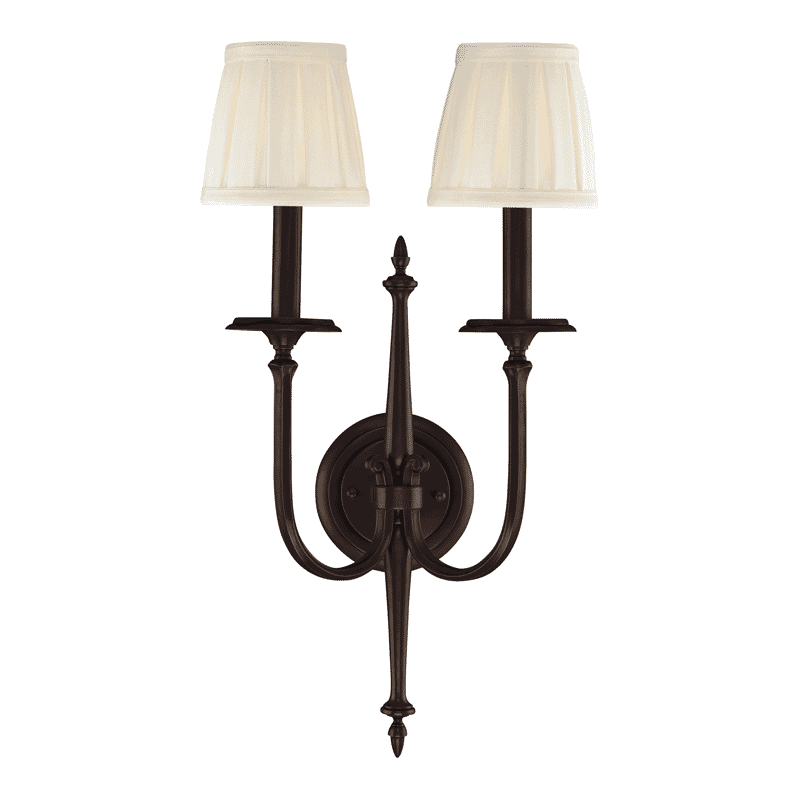 Hudson Valley Jefferson 2-Light 21" Wall Sconce in Old Bronze