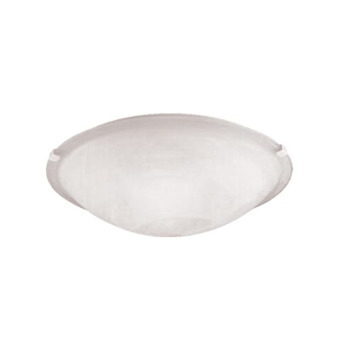 Millennium 500 Series 2-Light Flush Mount Ceiling Light in White