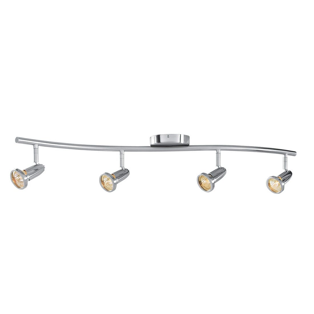 Access Lighting Cobra 4-Light Ceiling Spot-Light Bar in Brushed Steel