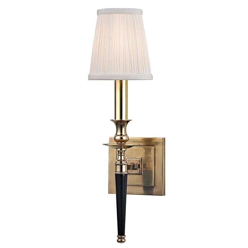 Hudson Valley Salina 17" Wall Sconce in Aged Brass