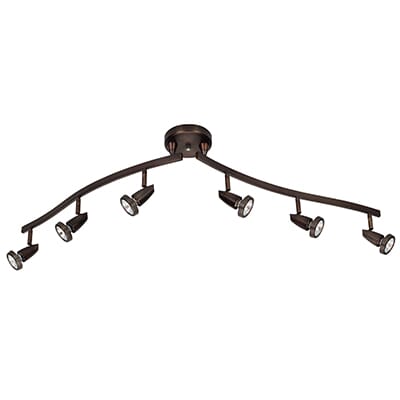 Access Lighting Mirage 3" 6-Light Semi-Flush in Bronze