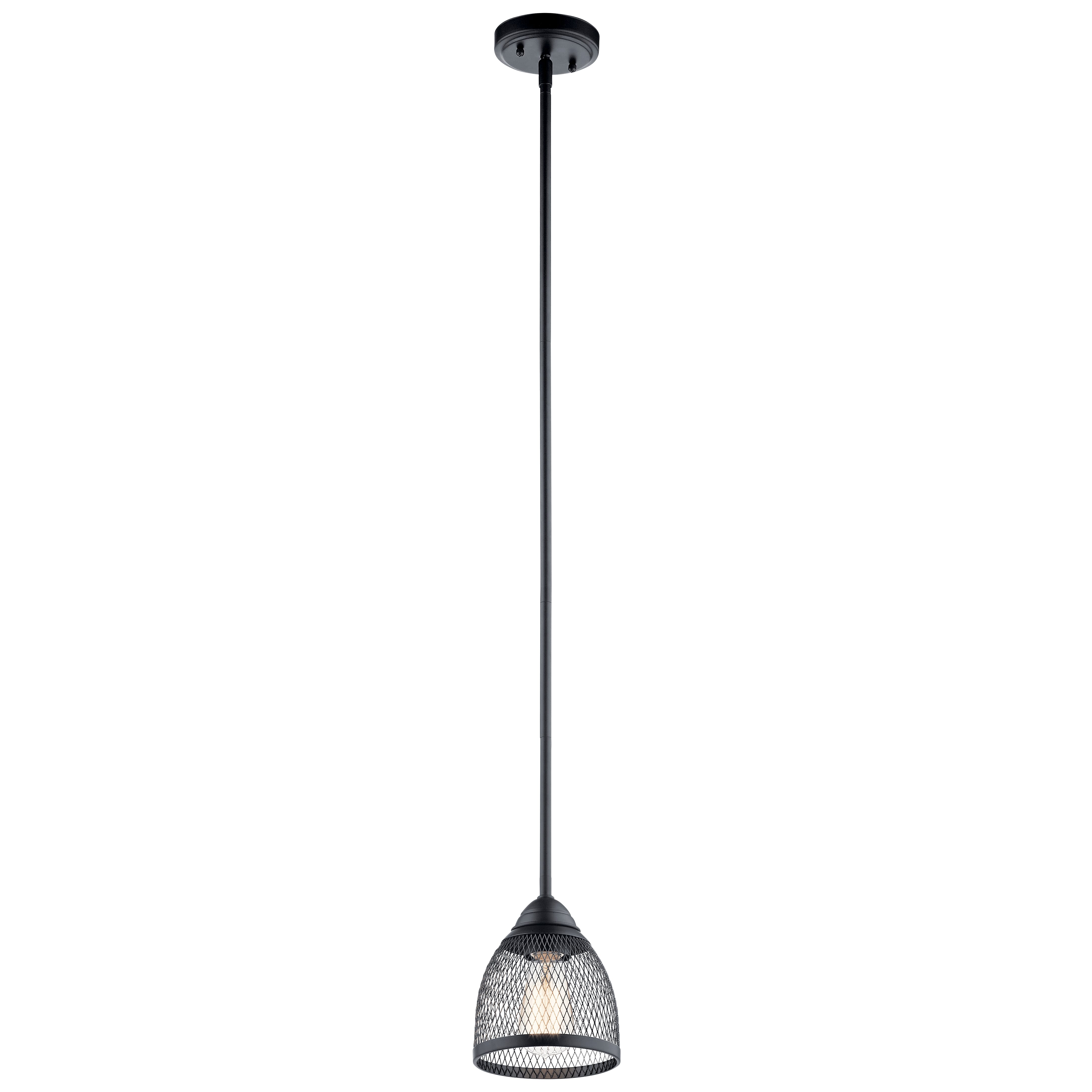 Kichler Voclain 6" Pendant Light in Black