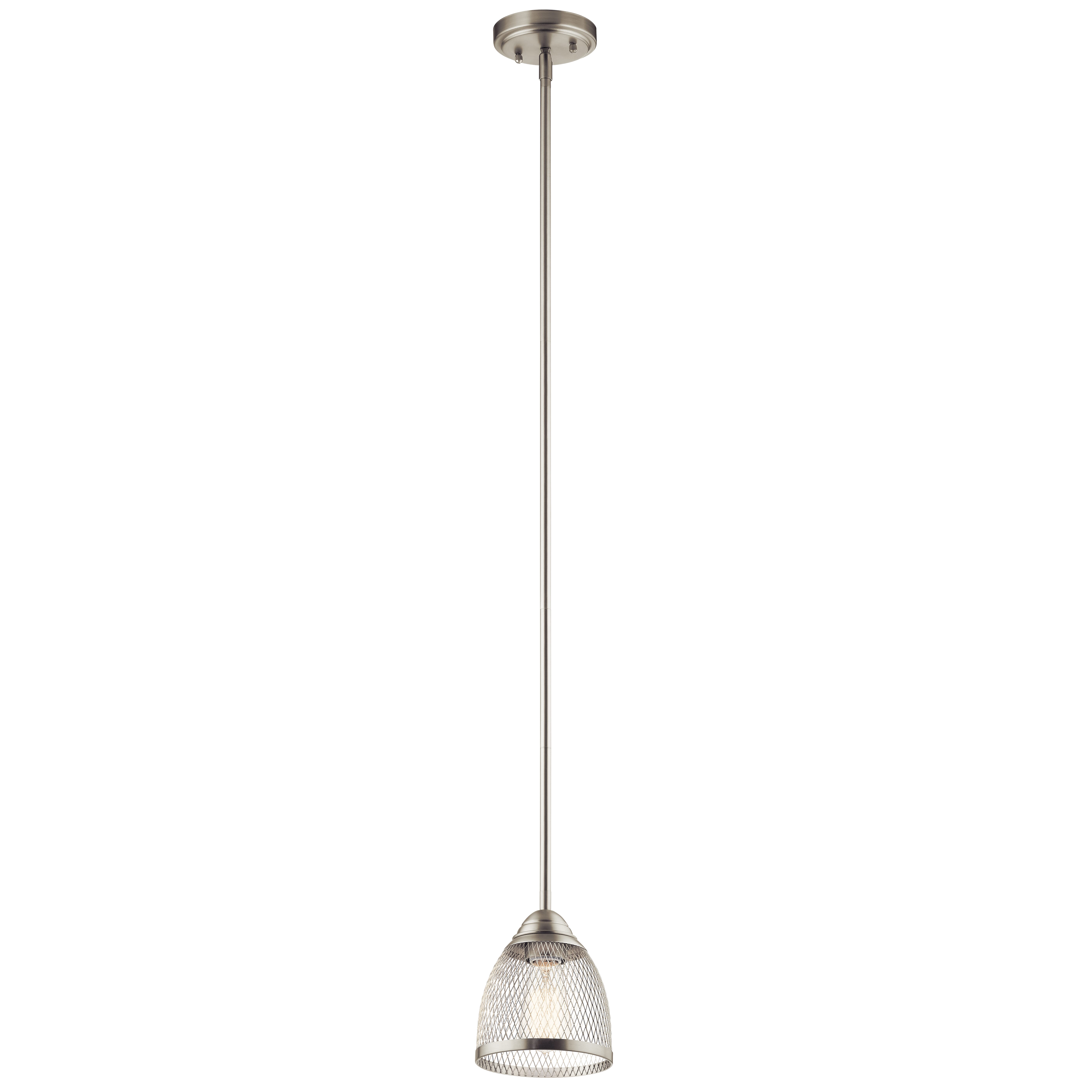 Kichler Voclain 6" Pendant Light in Brushed Nickel