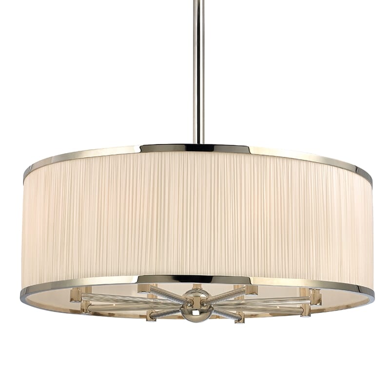 Hudson Valley Hastings 8-Light Chandelier in Polished Nickel