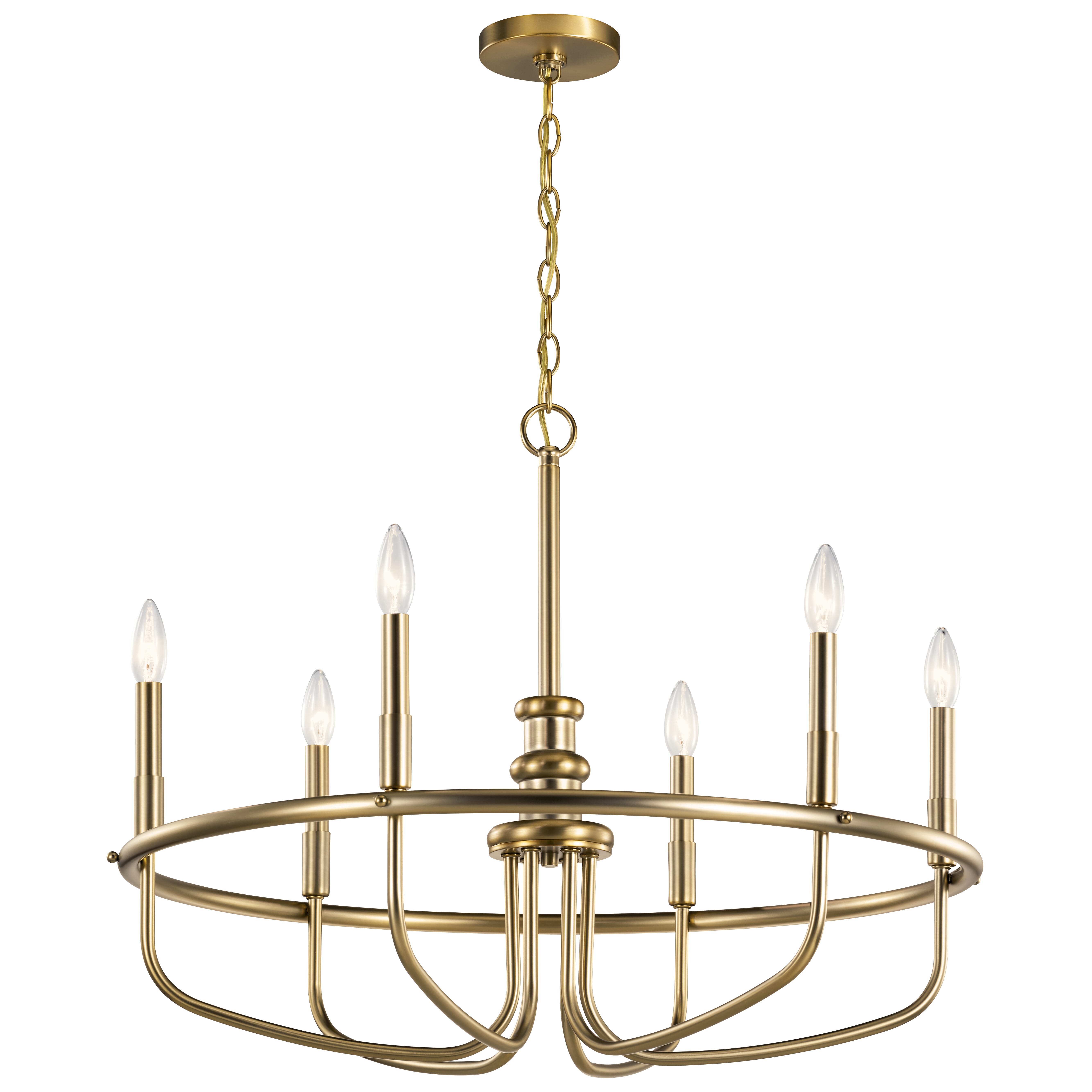 Kichler Capitol Hill 6-Light Traditional Chandelier in Classic Bronze