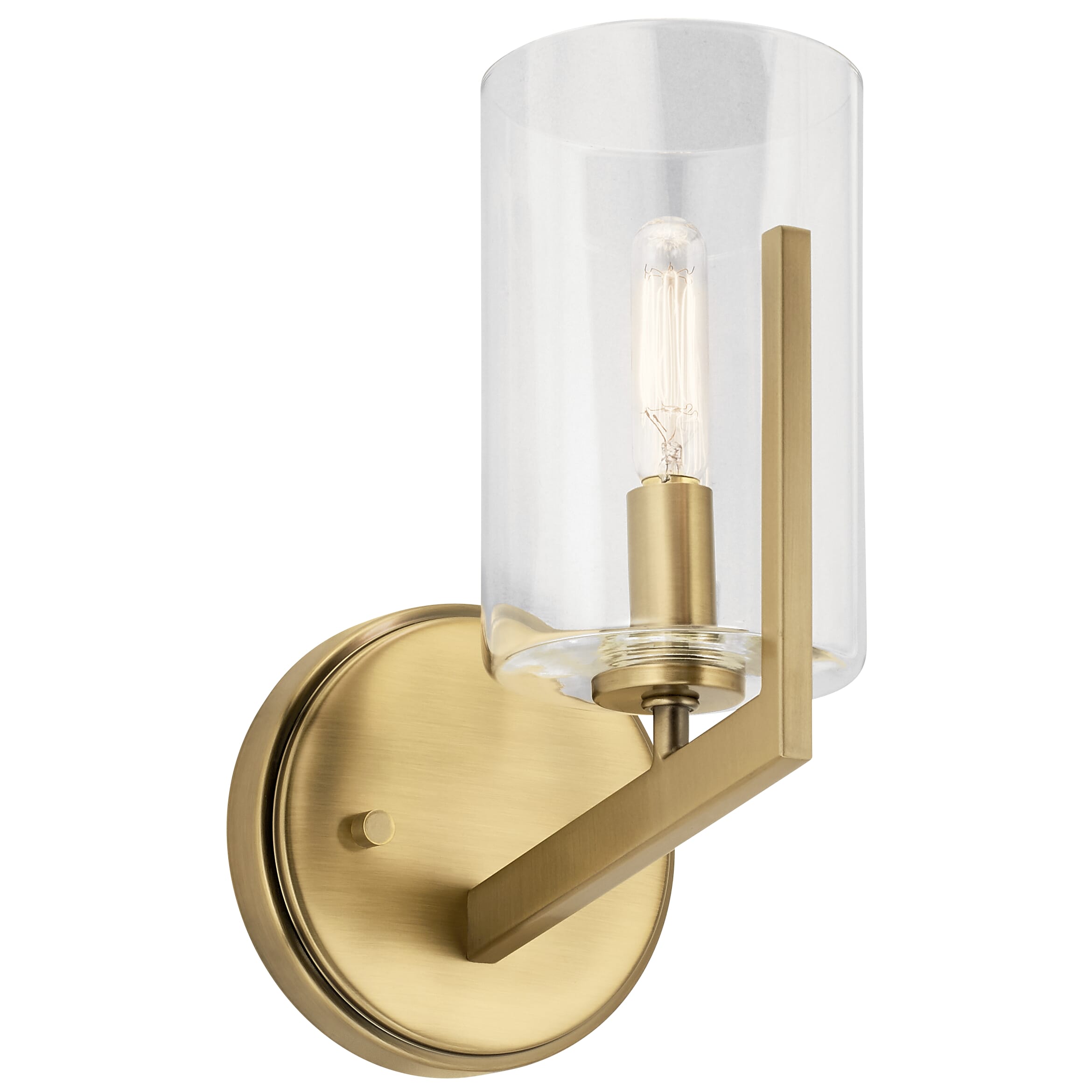 Kichler Nye 10" Wall Bracket in Brushed Natural Brass