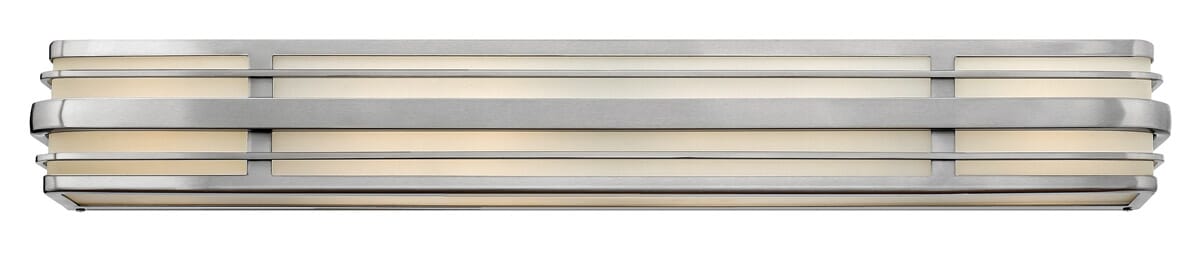 Hinkley Winton 6-Light Bathroom Vanity Light in Brushed Nickel