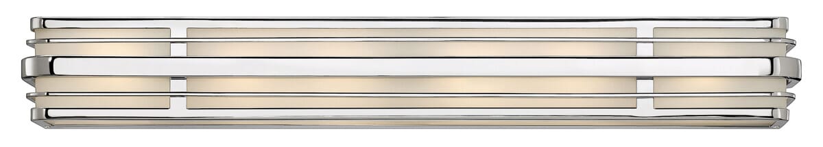 Hinkley Winton 6-Light Bathroom Vanity Light in Chrome