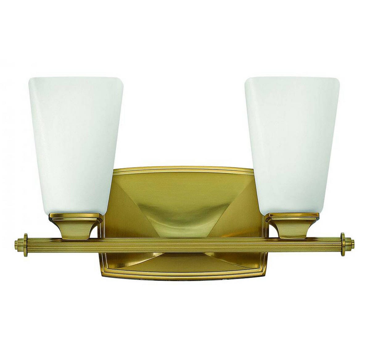 Hinkley Darby 2-Light Bathroom Vanity Light in Brushed Caramel