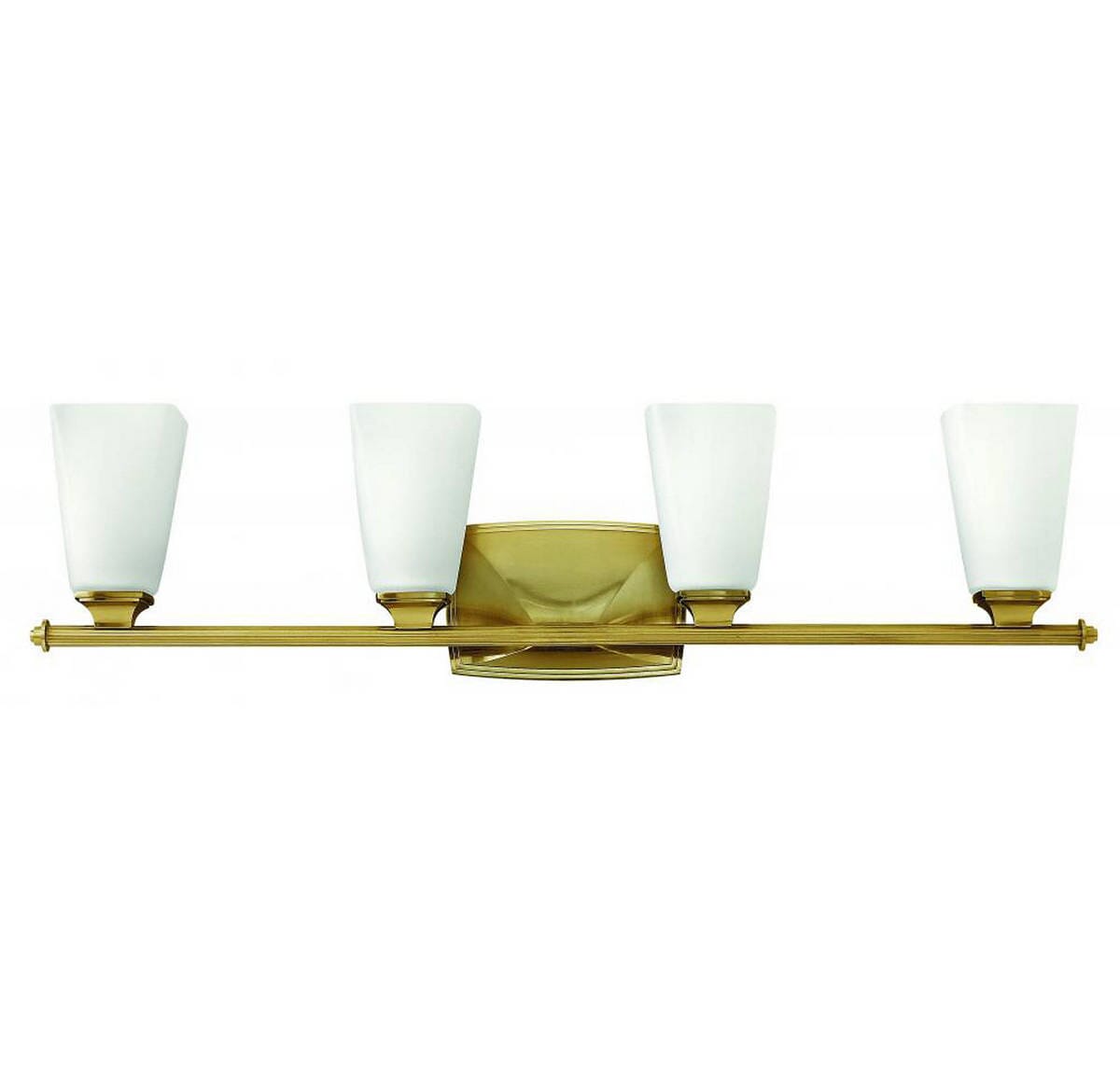 Hinkley Darby 4-Light Bathroom Vanity Light in Brushed Caramel