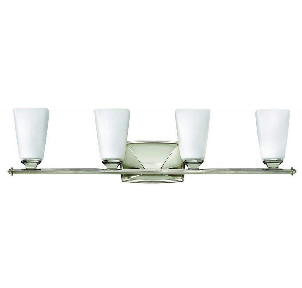 Hinkley Darby 4-Light Bathroom Vanity Light in Polished Nickel