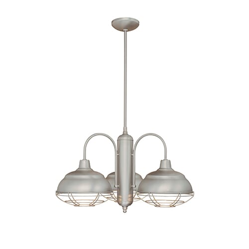 Millennium Lighting Neo-Industrial 3-Light Chandelier in Bronze