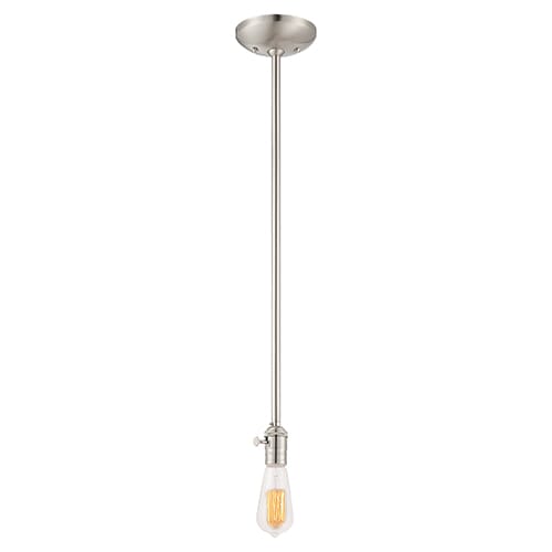 Millennium Lighting Neo-Industrial 1-Light Mini-Pendant in Brushed Nickel