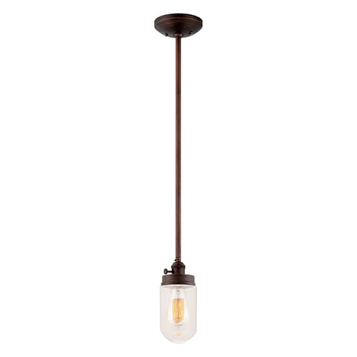 Millennium Lighting Neo-Industrial 1-Light Mini-Pendant in Rubbed Bronze