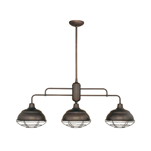 Millennium Lighting Neo-Industrial 3-Light Island in Chrome