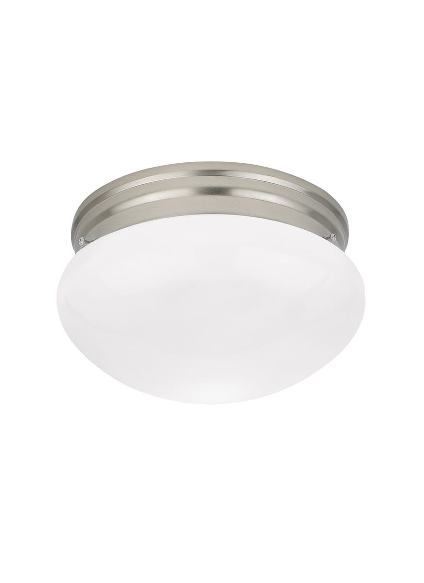 Sea Gull Webster 2-Light Ceiling Light in Brushed Nickel