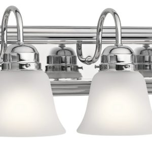 Kichler Hollywood 5-Light Bathroom Vanity Light in Chrome