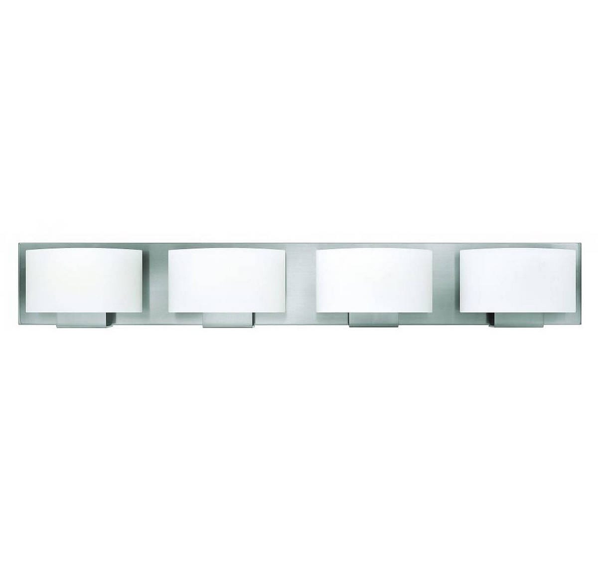 Hinkley Mila 4-Light Bathroom Vanity Light in Brushed Nickel