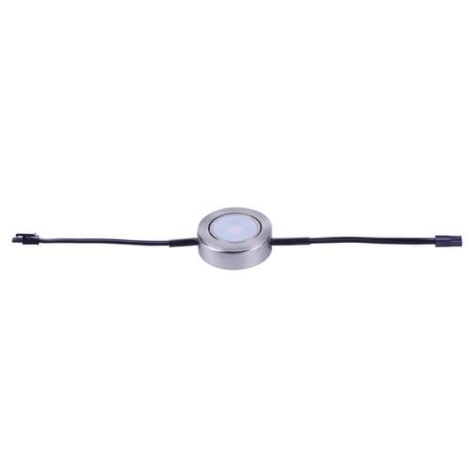 Maxim Lighting CounterMax MX-LD-AC 1-Light 1-Light Under Cabinet Disc in Satin Nickel