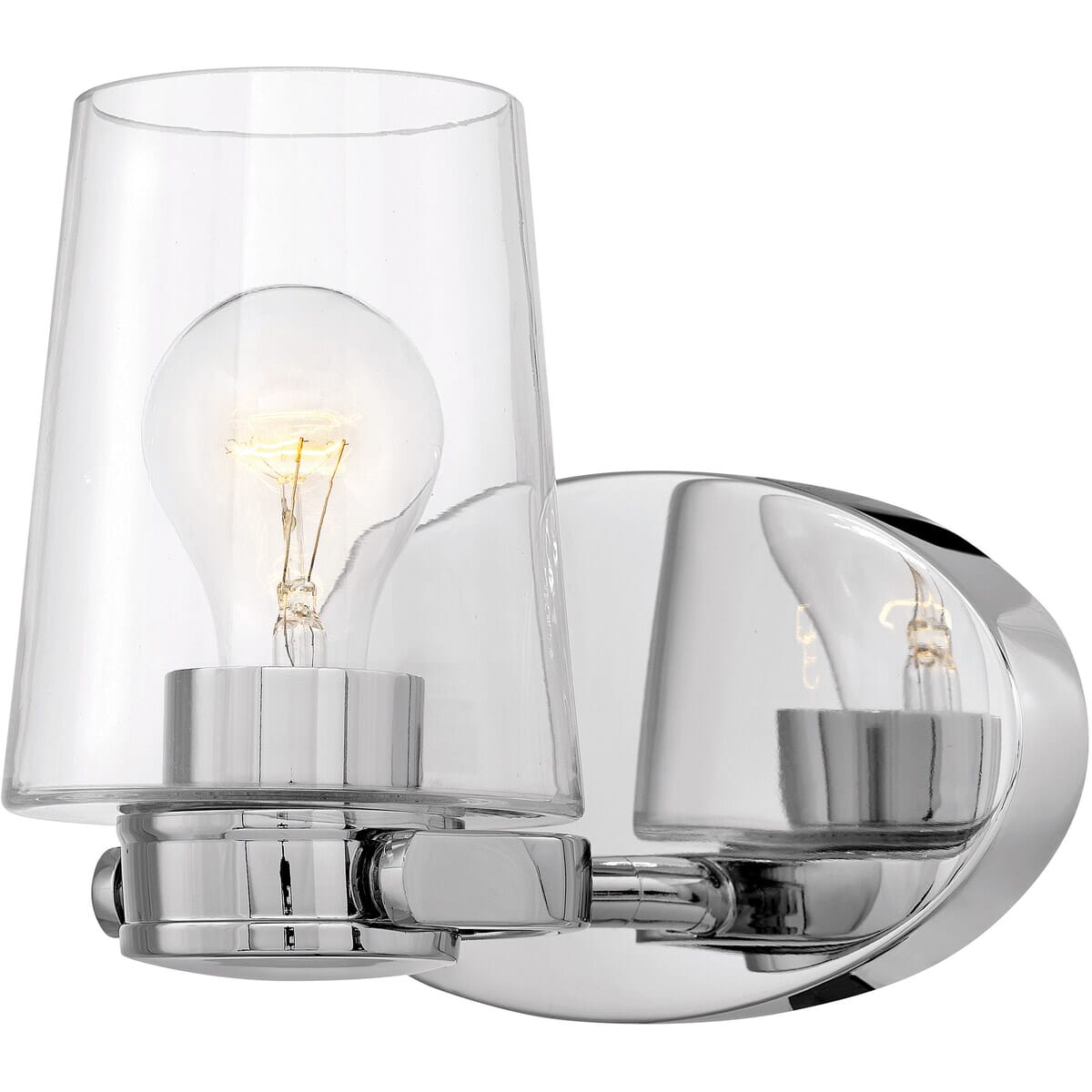 Hinkley Branson 1-Light Bathroom Wall Sconce in Chrome