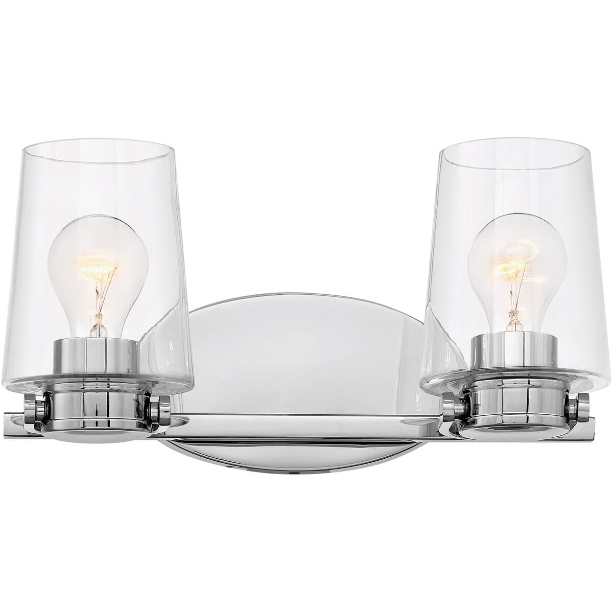 Hinkley Branson 2-Light Bathroom Vanity Light in Chrome