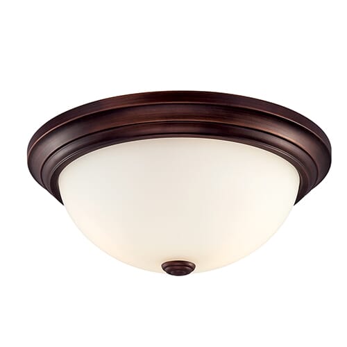 Millennium Lighting 5000 Series 2-Light Flush Mount in Rubbed Bronze