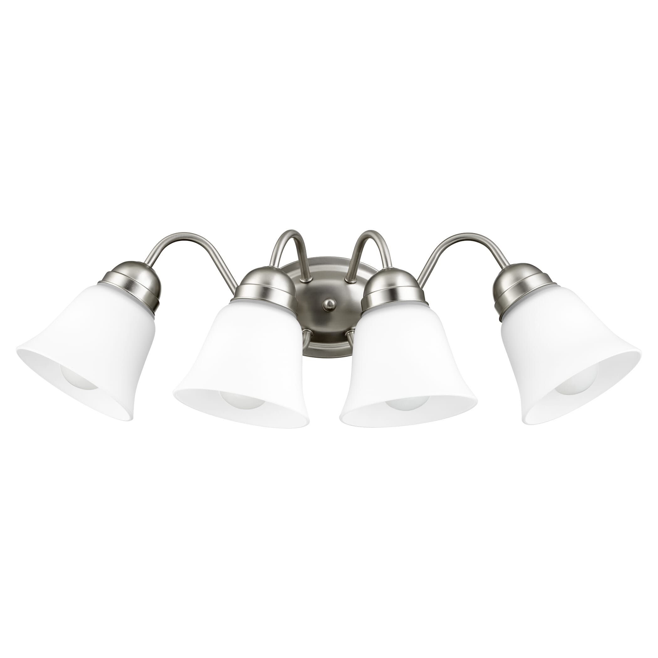 Quorum Traditional 4-Light 8" Wall Sconce in Satin Nickel