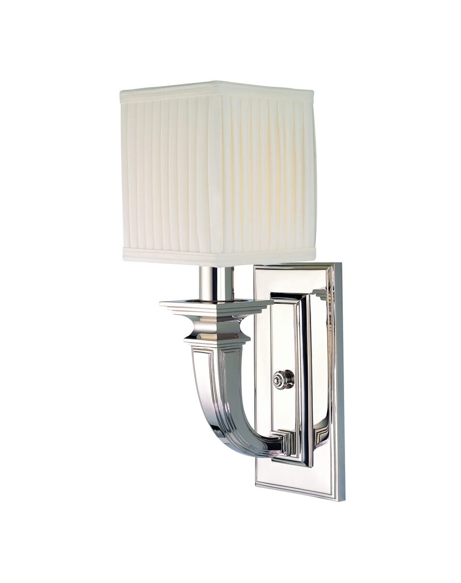 Hudson Valley Phoenicia 15" Wall Sconce in Polished Nickel