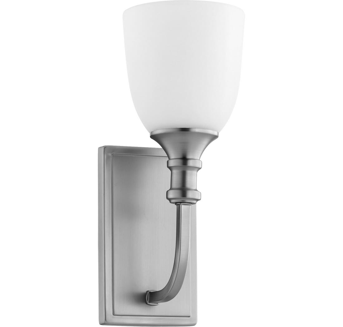 Quorum Richmond Wall Sconce in Satin Nickel