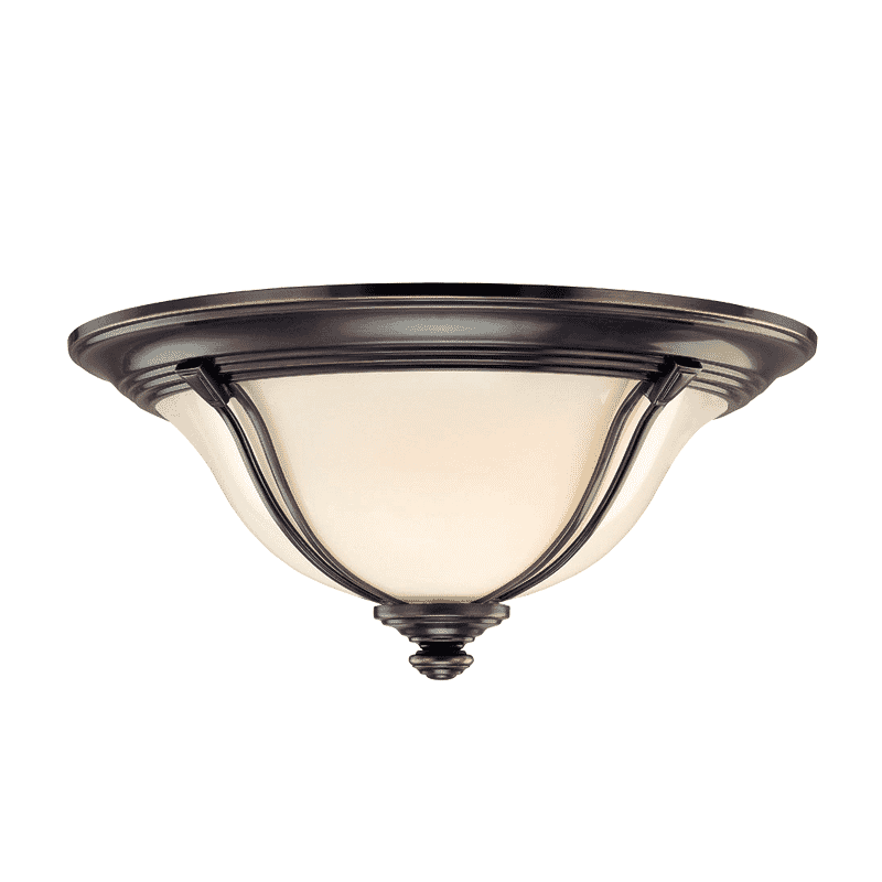 Hudson Valley Carrollton 2-Light 14" Ceiling Light in Old Bronze